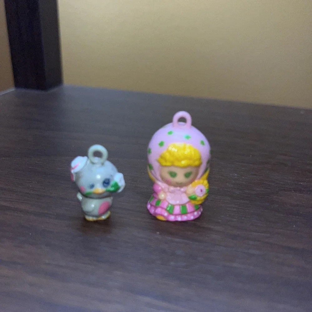 1984 VTG Hasbro Charmkins‎ Chrysanthemum Doll Charm And Whippoorwill Bird